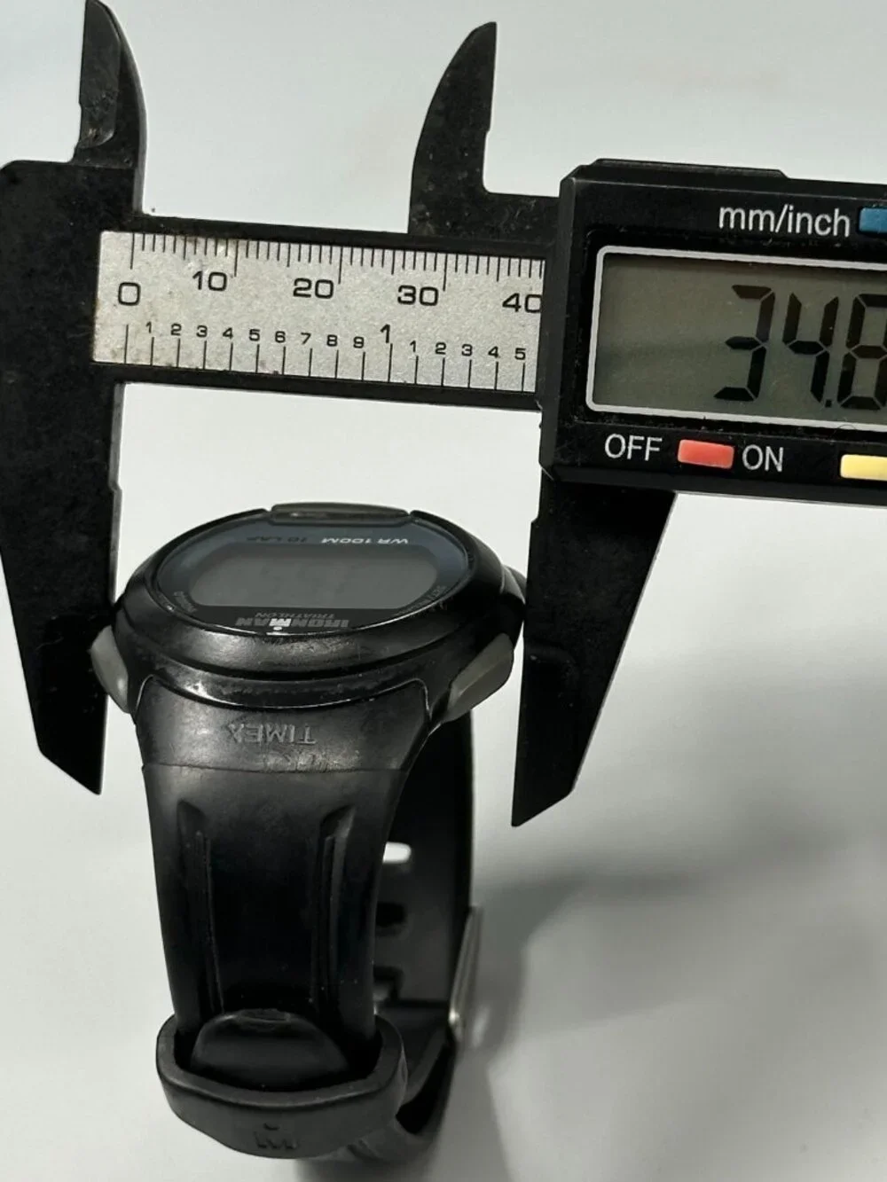 Timex Ironman Essential 10 Digital Watch Men Black Indiglo T5K60 New Battery